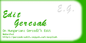 edit gercsak business card